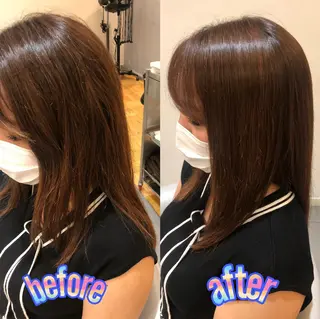 ロング 阪上 沙織のヘアスタイル