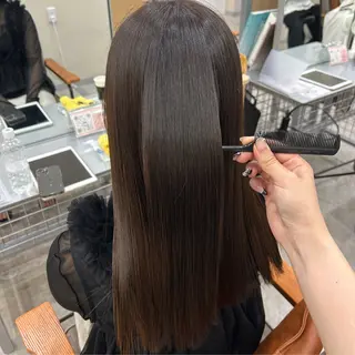 ロング MIDORI🎀 透明感/ベージュのヘアスタイル