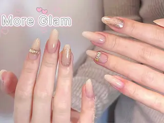 ロング more glam 原宿店のネイルデザイン