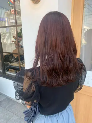 ミディアム カラー cher. 新井瑞希のヘアスタイル