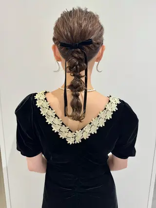 ヘアアレンジ 🐰美髪カラー／ア レンジ🐰きょかのヘアスタイル