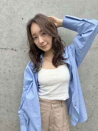 ミディアム 💚Forest Mirror💚のヘアスタイル