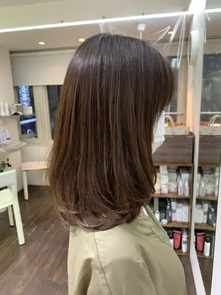 ミディアム デジタルパーマ🫧 韓国風ヘア🫧サクラのヘアスタイル
