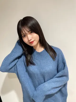 ミディアム カラー 美髪特化✨ 伊織✨縮毛矯正✨のヘアスタイル