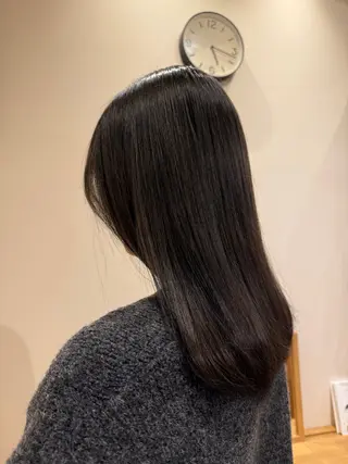 セミロング カラー 🤍江坂 ハヤシアヤナ🤍のヘアスタイル