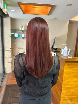 ロング カラー 矢野 晃平のヘアスタイル