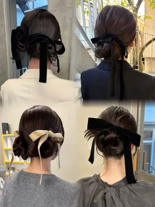 セミロング ヘアアレンジ yuuna/ ハッシュカット🎀のヘアスタイル