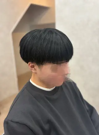 カラー メンズ フェザーパーマ🦋 毛流れ🖤ayaneのヘアスタイル