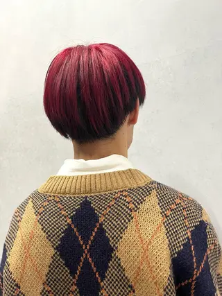 ショート カラー 🎀♥️推しカラー tomoka💜🍭のヘアスタイル