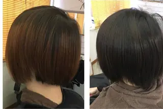 ショート カラー CRADLE Takeuchiのヘアスタイル