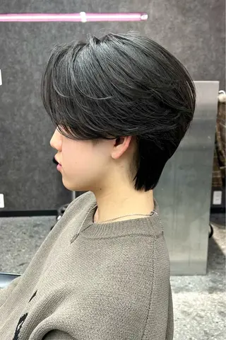 ショート カラー メンズ メンズスタイリスト 前田雄輝のヘアスタイル