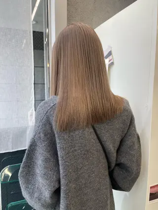 セミロング 早瀬裕之 パーマのヘアスタイル