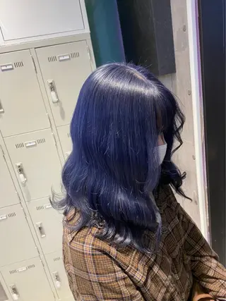 セミロング カラー 【毎朝セット3分】 メンズパーマ　真人のヘアスタイル