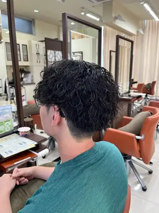 ショート パーマ メンズ 🧊メンズ特化🧊 高木航希のヘアスタイル
