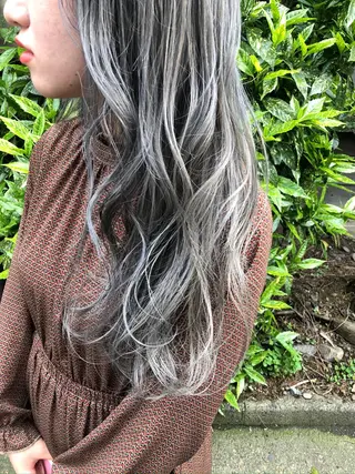ロング カラー コレットヘアー 田中アヤノのヘアスタイル