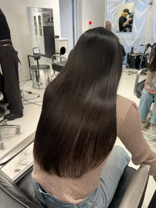 セミロング カラー HARU//原宿🤍 リピート率NO.1のヘアスタイル