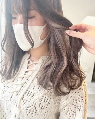 ミディアム カラー mako🌷ミニモ 限定クーポン多数🆕のヘアスタイル
