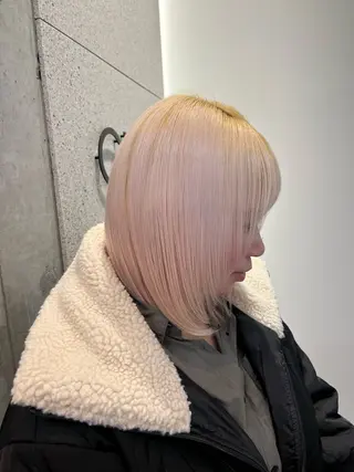ミディアム タク エルのヘアスタイル