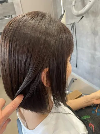 ミディアム ヤマモト ヒロミのヘアスタイル
