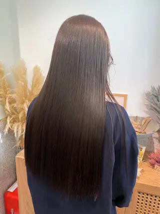 ロング カラー 髪質改善&艶カラー/ ほんだあみ (♡)のヘアスタイル