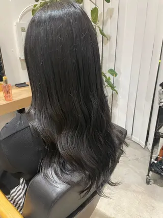 ロング カラー パーマ ヘアアレンジ 一箭 恵梧/ロングヘアのヘアスタイル