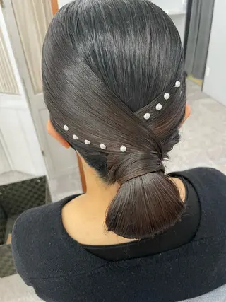 ヘアアレンジ ヘアメイク acoのヘアスタイル