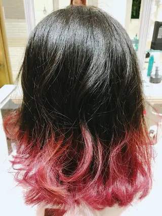 ミディアム カラー 似合う髪型が 分からない方へのヘアスタイル