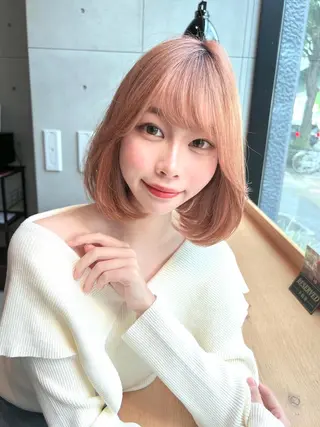 セミロング MIKU /ボブ/外ハネボブのヘアスタイル