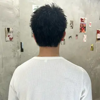 パーマ メンズ 透明感カラー/メンズ /ボブKanna🪄のヘアスタイル