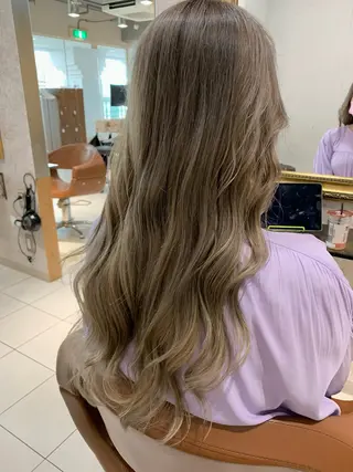 ロング MORISAKI ✂︎縮毛矯正のヘアスタイル
