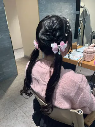 ロング ヘアアレンジ U24⭐️ミニモ学割 ／浅野未来🌼.*のヘアスタイル