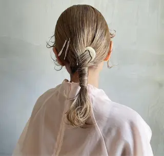 ヘアアレンジ FILMS haru 暖色/ぱつっとbobのヘアスタイル