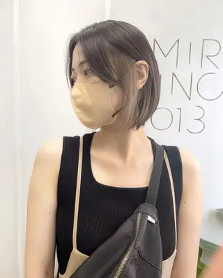 ショート カラー OAK溝の口 𖠋SHINYAのヘアスタイル