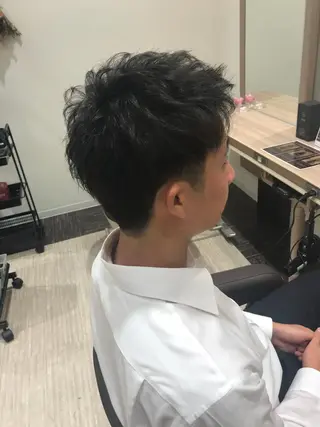 パーマ メンズ Miku🪄💫 フェイスレイヤーのヘアスタイル