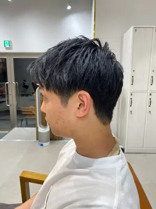ショート メンズ 山﨑 燦人のヘアスタイル