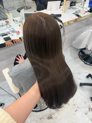 ロング 韓国🇰🇷髪質改善 Chisaki치사키のヘアスタイル