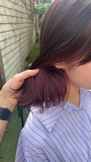 ショート カラー ミディアムレイヤー/ 艶カラー🎀　emiのヘアスタイル
