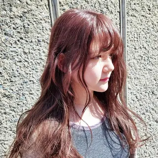 ロング カラー 🙃 透明感カラー/ボブのヘアスタイル