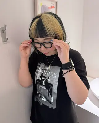 ミディアム ito suzuco @suc__asのヘアスタイル