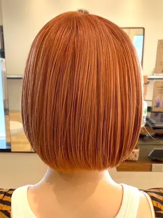 カラー おもだか　がく /横須賀中央のヘアスタイル