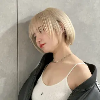 ショート カラー 色気/ボブ/ショート Genkiのヘアスタイル