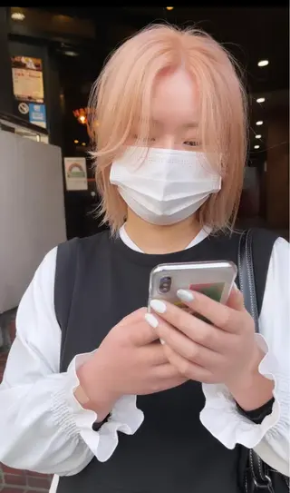 カラー “ミニモ最高評価獲得 “代表"Kohei"のヘアスタイル