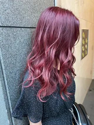 ロング カラー 🧡色落ちまで2度綺 麗なカラー🧡ヨシキのヘアスタイル