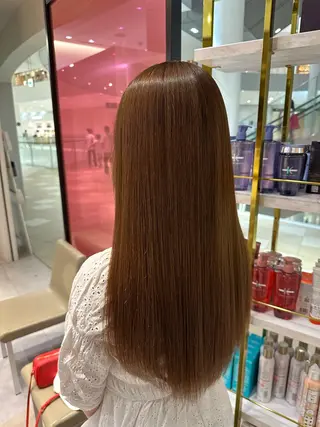 ロング 縮毛矯正特化 k-two土田陸登のヘアスタイル