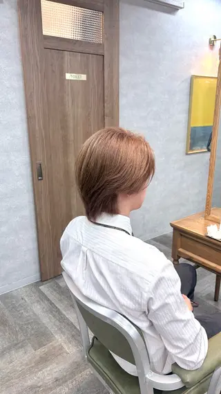 カラー メンズ 暖色,透明感カラー/ Natsumi💞のヘアスタイル