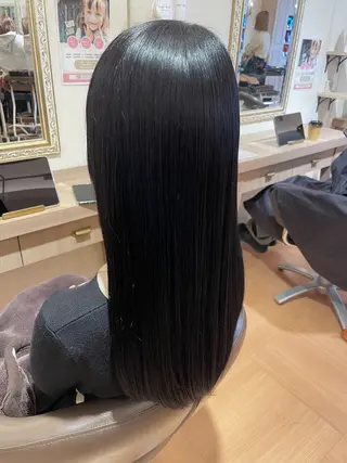 ロング カラー 菅原 渚のヘアスタイル