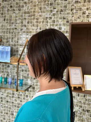 ショート 森 千風優のヘアスタイル