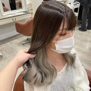 カラー 緑区/艶髪 🦋柿下のヘアスタイル