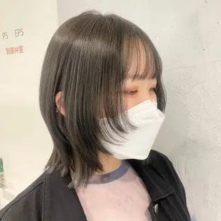 ミディアム カラー 小西 雅大のヘアスタイル