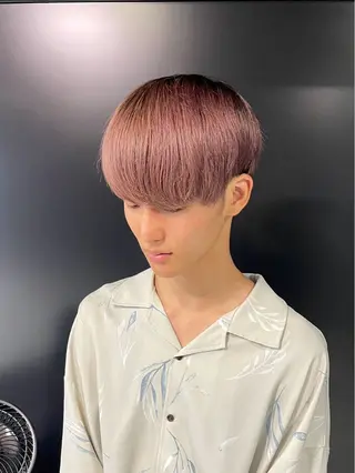 カラー ヘアアレンジ メンズ メンズ専門 美容師✨ アメ村 堀江颯瑛のヘアスタイル